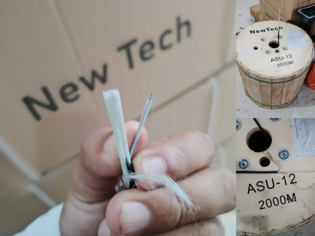 Fibra óptica 12 hilos-ASU (Precio por  Kilometro, contamos con bobinas de 2 km)