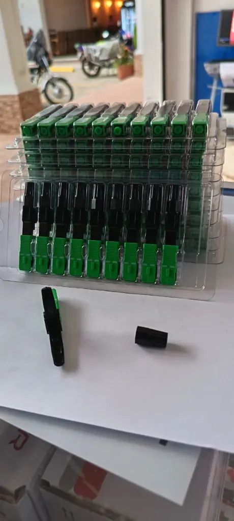 c385 conector mecánico sc/apc verde 100U tipo caimán