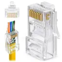 C65 conector RJ45 cat5e  Pass Through 100U 