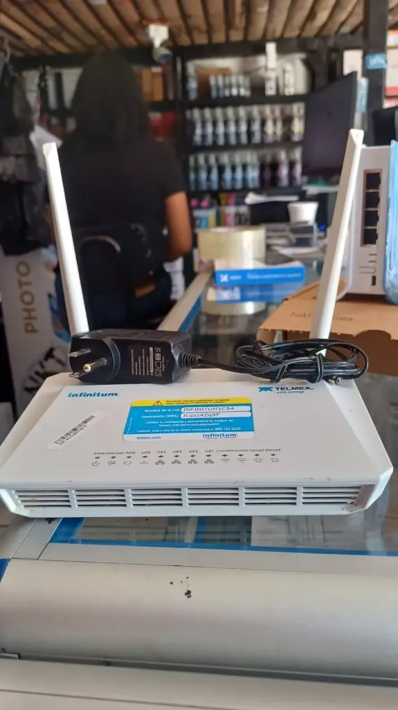 Onu 2 antenas 2.4 GHz/5GHz Telmex Ref