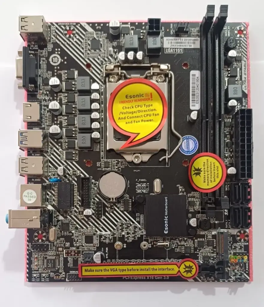 c590 MOTHER BOARD H310 *no garantia*