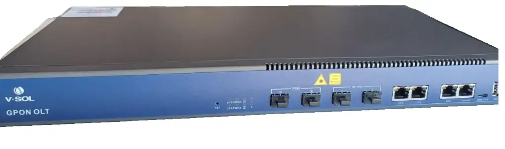 OLT de 2 puertos GPON hasta 256 ONUS