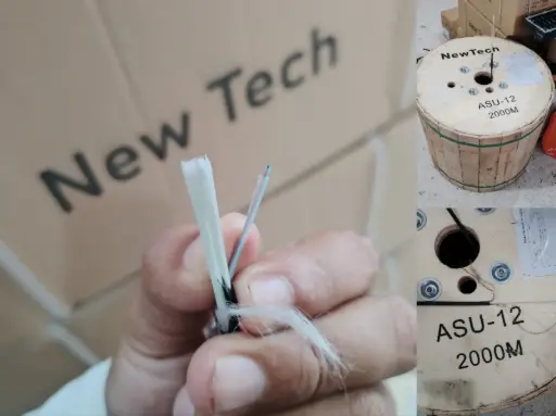 Fibra óptica 12 hilos-ASU (Precio por  Kilometro, contamos con bobinas de 2 km)