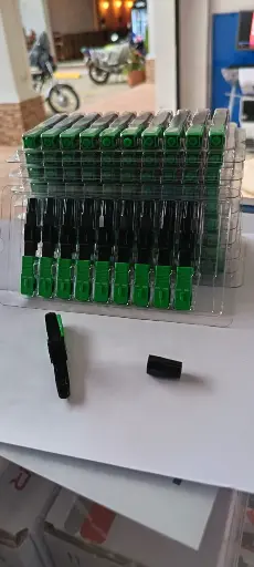 c385 conector mecánico sc/apc verde 100U tipo caimán
