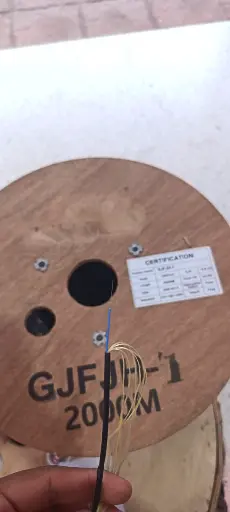 c350 bobina de fibra INTERIOR 1H 2km Polyeser dielectrica redonda New Tech 