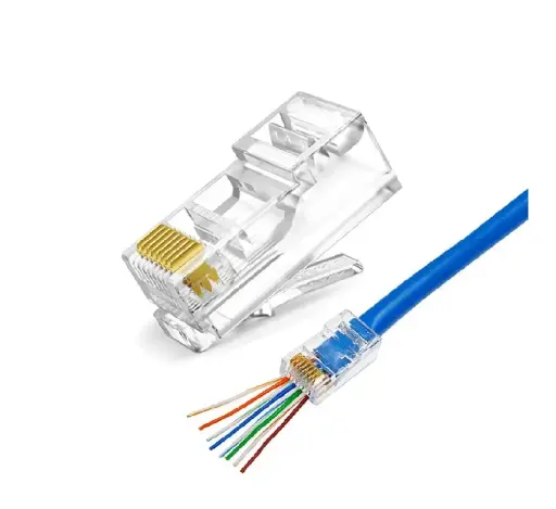 Coa5 Conector cat5 passthrough ponchado