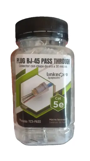 C170 Conectores RJ45 Pass through CAT5 100U